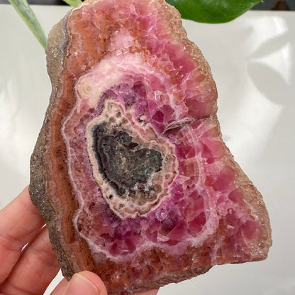 Rare Cobaltoan Calcite Slab