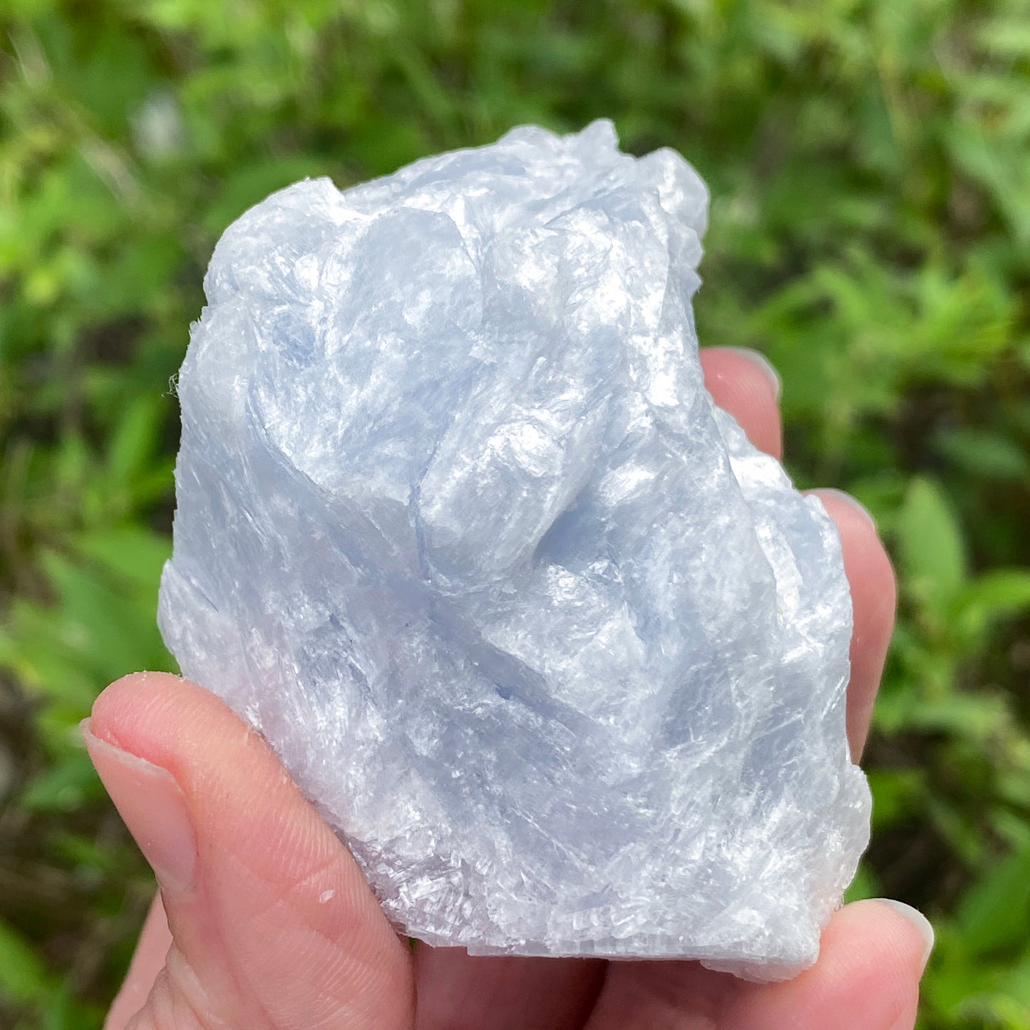 Blue Anhydrite 'Angelite', Empire State Mine New York