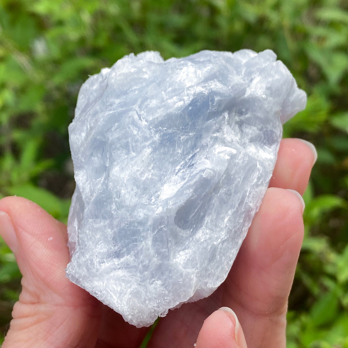 Blue Anhydrite 'Angelite', Empire State Mine New York