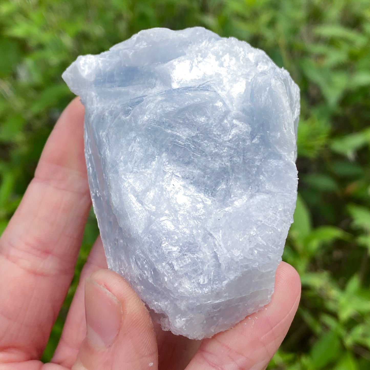 Blue Anhydrite 'Angelite', Empire State Mine New York