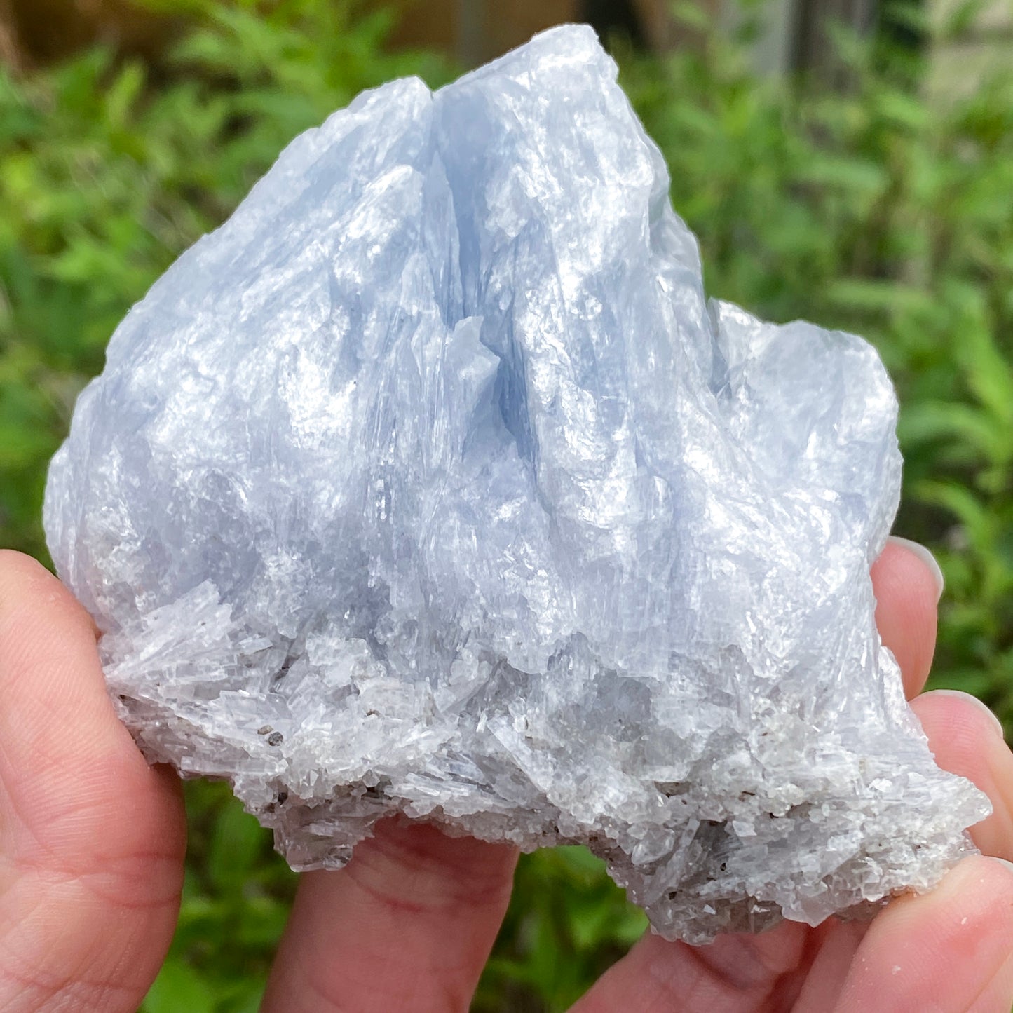 Blue Anhydrite 'Angelite', Empire State Mine New York