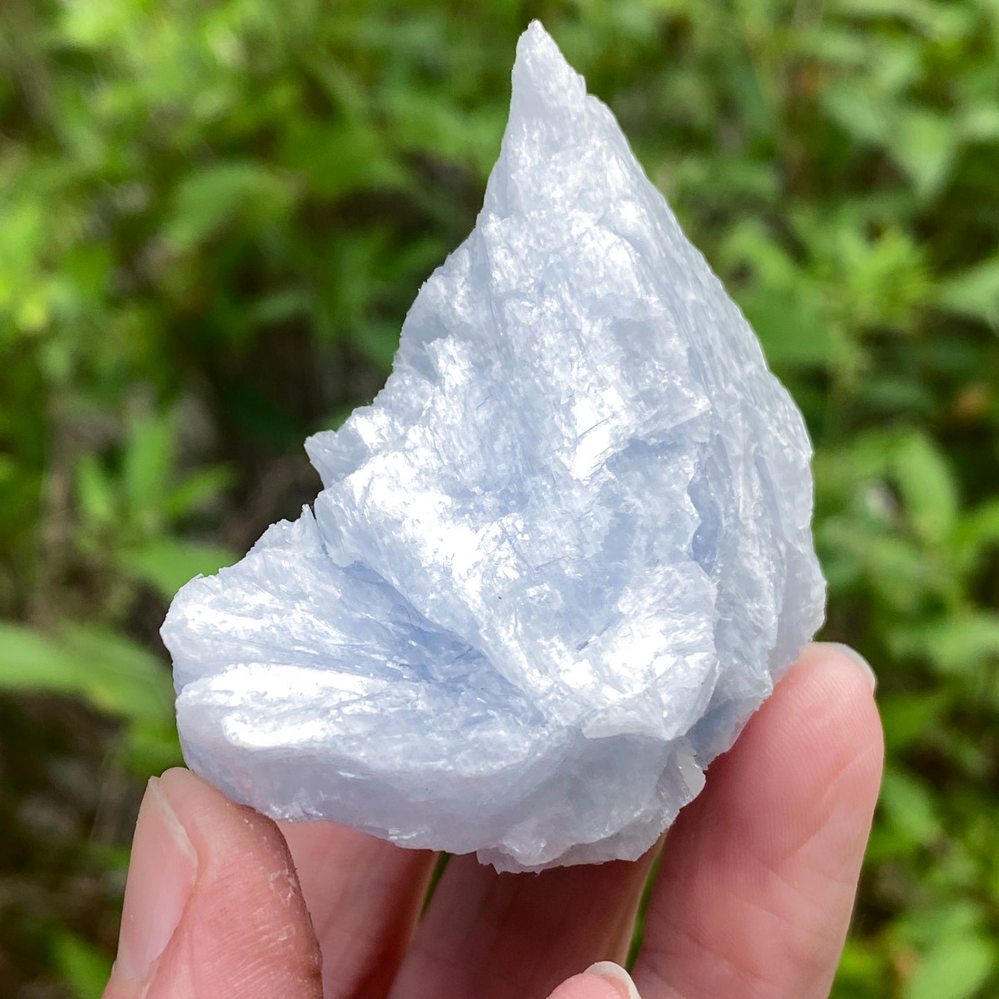 Blue Anhydrite 'Angelite', Empire State Mine New York