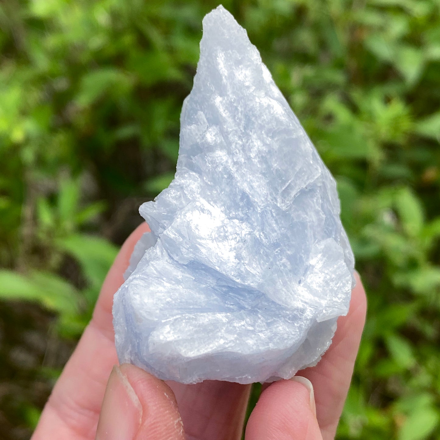 Blue Anhydrite 'Angelite', Empire State Mine New York