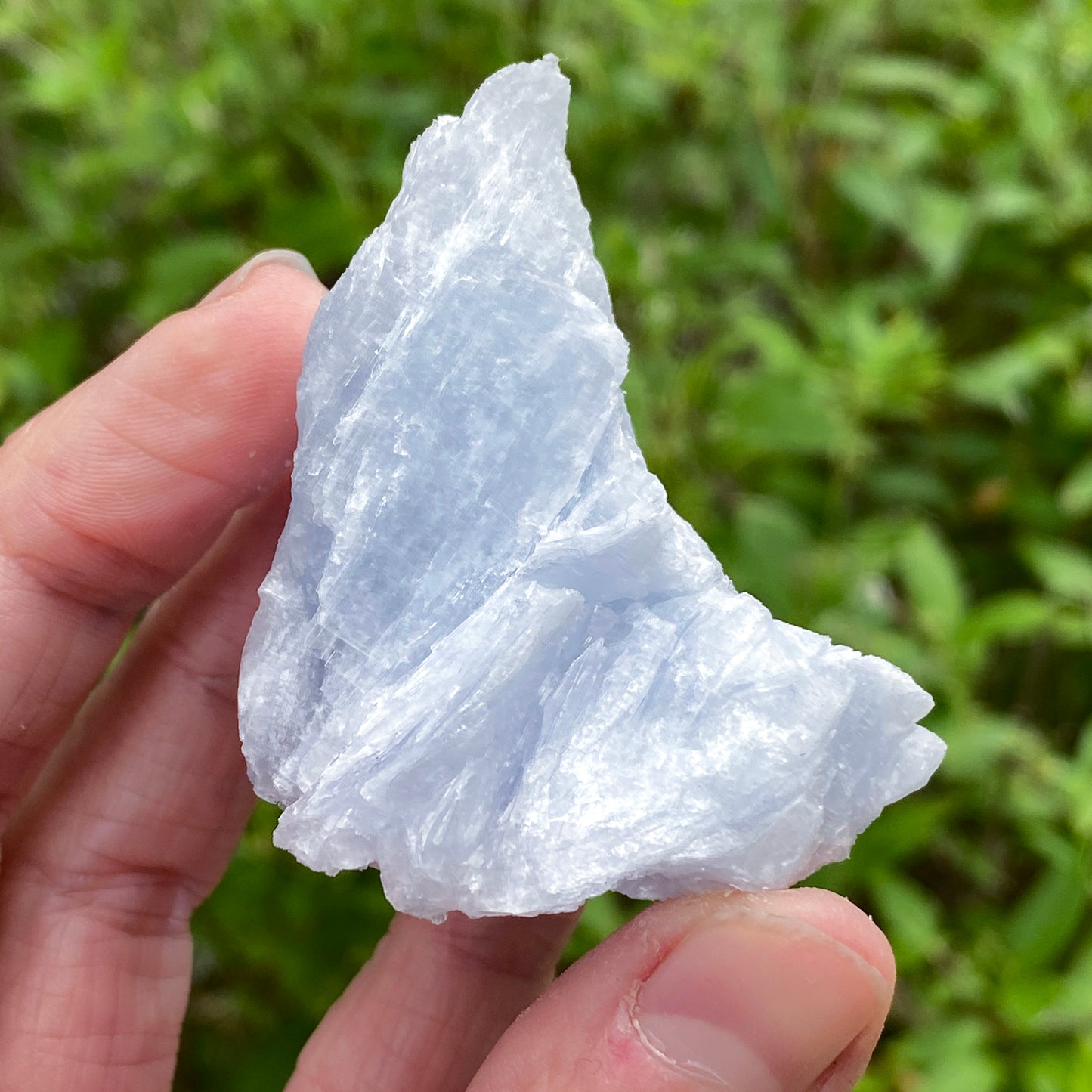 Blue Anhydrite 'Angelite', Empire State Mine New York