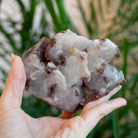 Red Quartz Cluster, Morocco