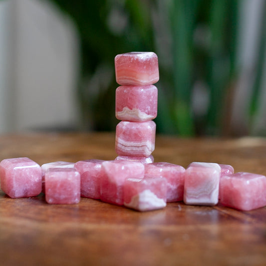 Rhodochrosite Cube