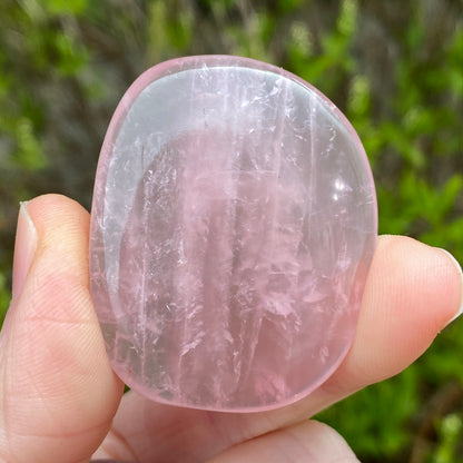 Gemmy Rose Quartz Worry Stone