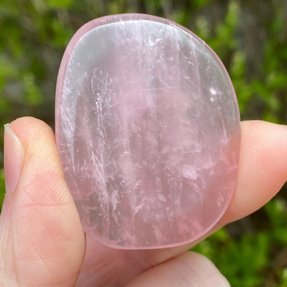 Gemmy Rose Quartz Worry Stone