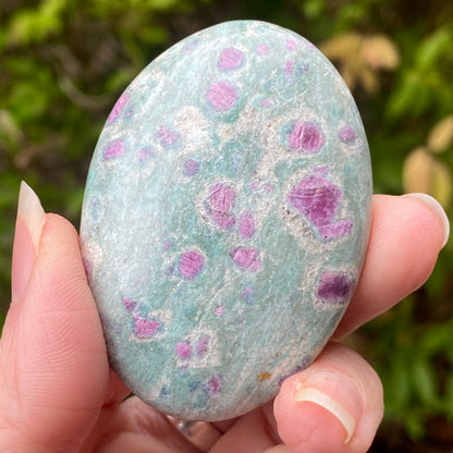 Ruby Fuchsite Palm Stone