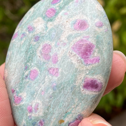 Ruby Fuchsite Palm Stone