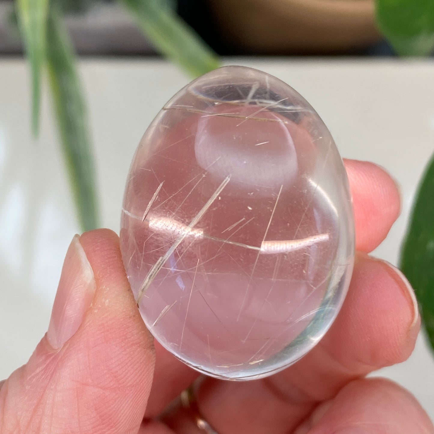 Rutilated Quartz Egg