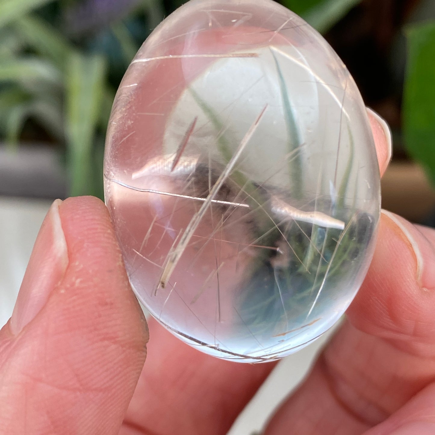 Rutilated Quartz Egg