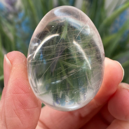 Rutilated Quartz Egg