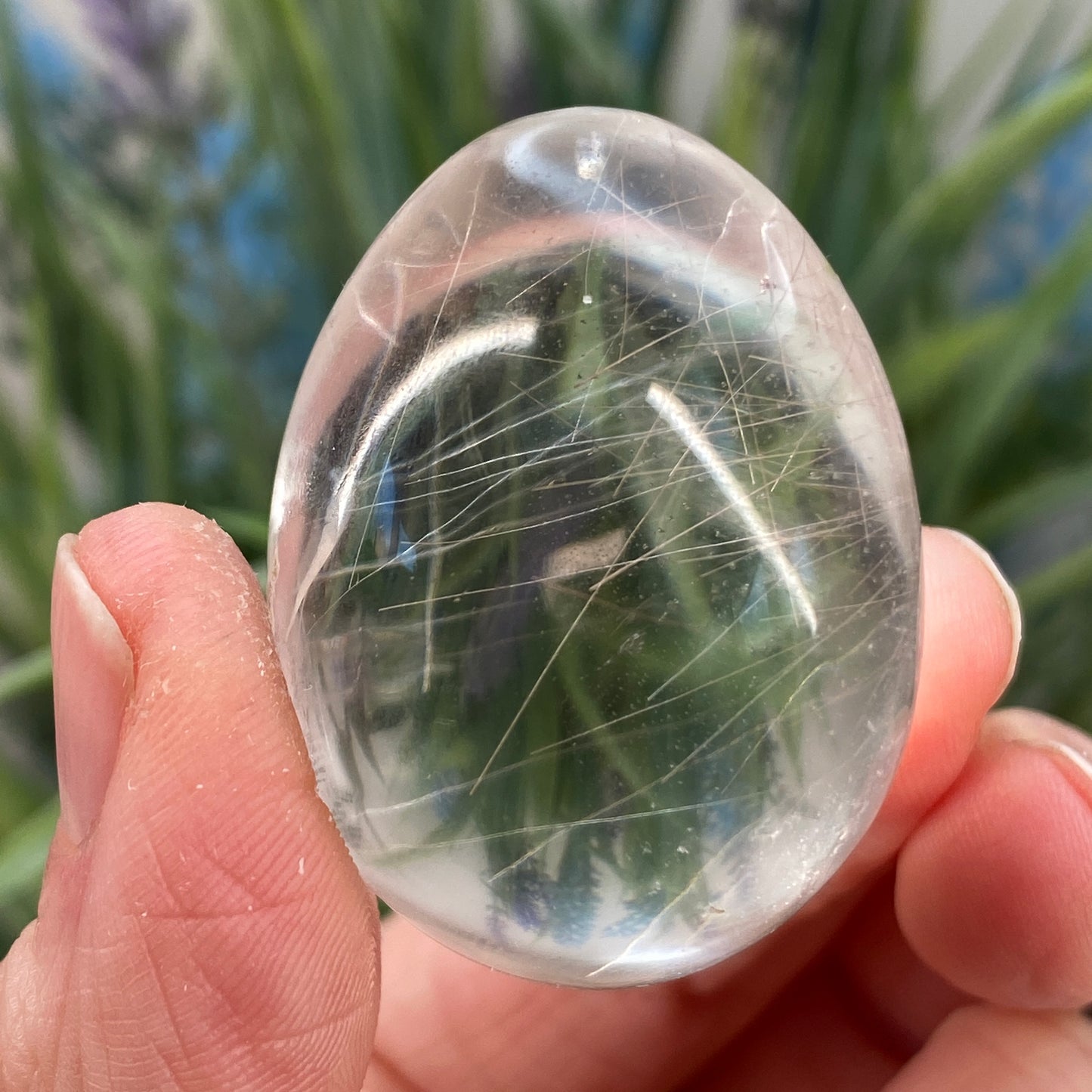 Rutilated Quartz Egg