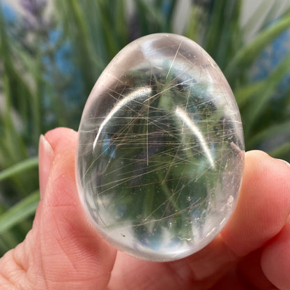 Rutilated Quartz Egg