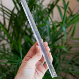 Stibnite Included Selenite Crystal