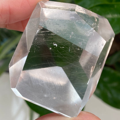 Fine Silver Rutile in Quartz