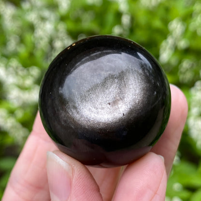 Sheen Obsidian Sphere, 1.4in