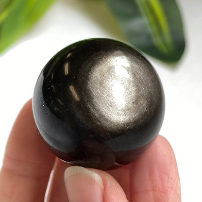 Sheen Obsidian Sphere, 1.4in