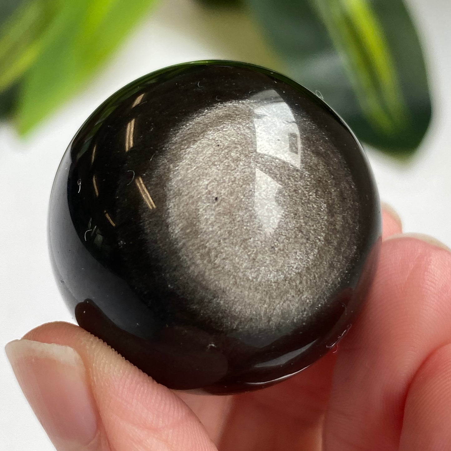 Sheen Obsidian Sphere, 1.4in