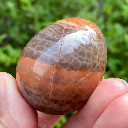Snakeskin Agate Egg