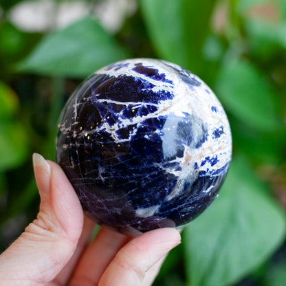 Sodalite Sphere, 68mm