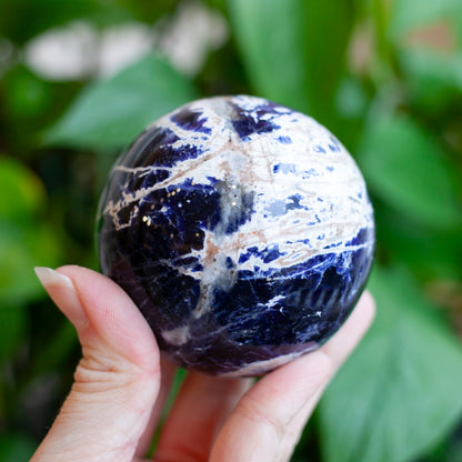 Sodalite Sphere, 68mm