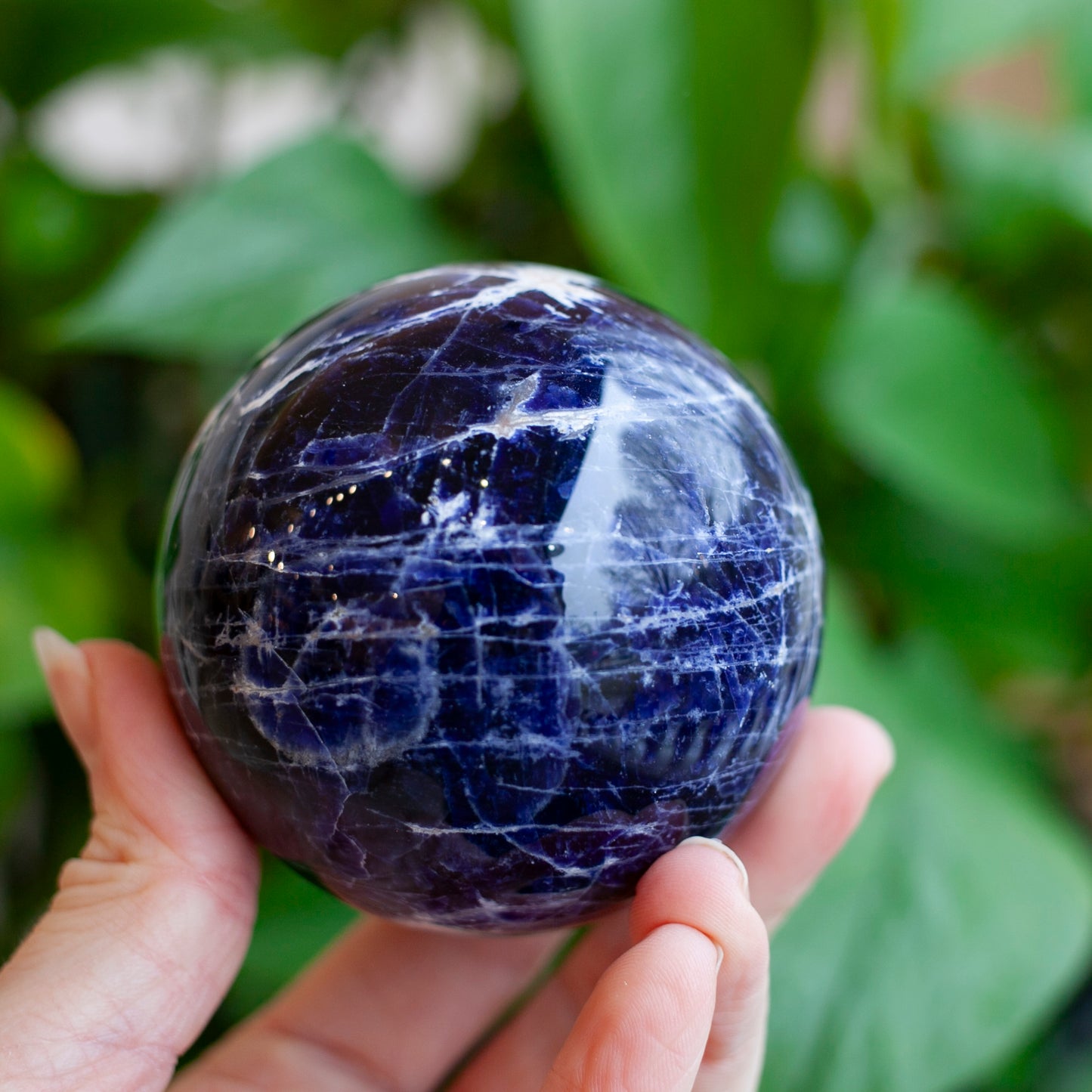 Sodalite Sphere, 68mm