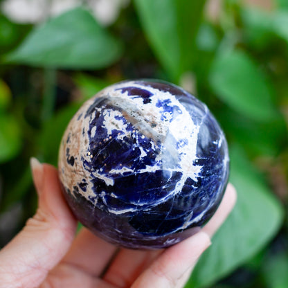 Sodalite Sphere, 68mm