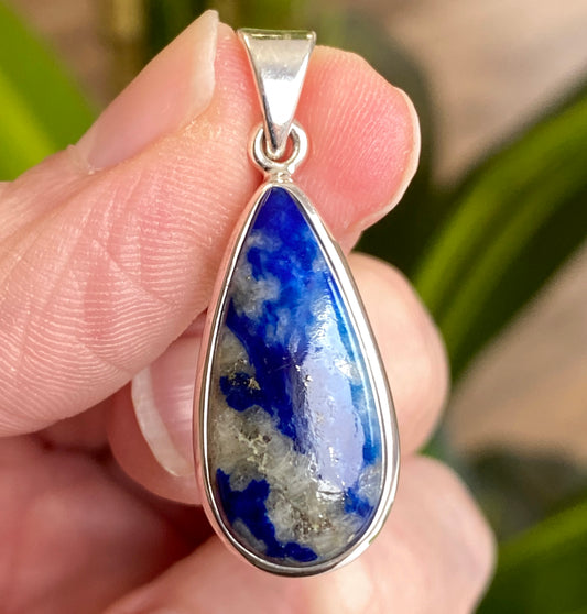 Afghanite Pendant, .925 Sterling Silver