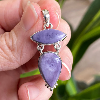 Tiffany Stone Pendant, .925 Sterling Silver