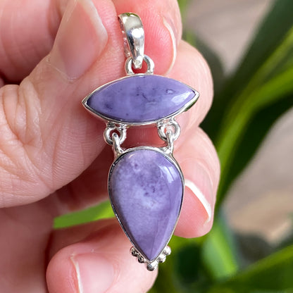 Tiffany Stone Pendant, .925 Sterling Silver