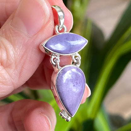 Tiffany Stone Pendant, .925 Sterling Silver