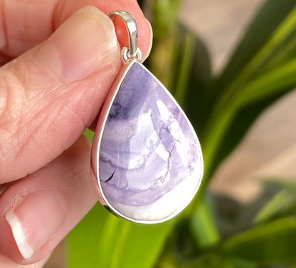 Tiffany Stone Pendant, .925 Sterling Silver