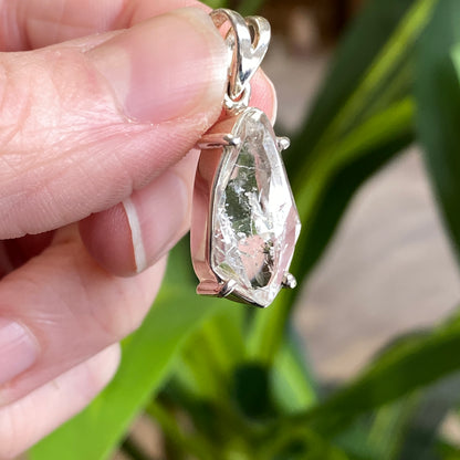 Herkimer Diamond Pendant, .925 Sterling Silver