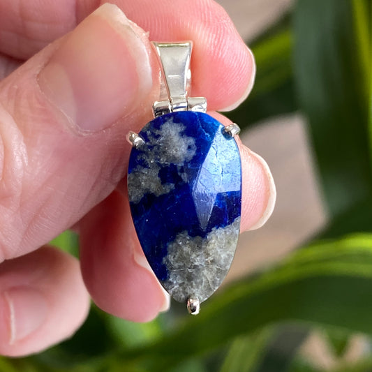 Afghanite Pendant, .925 Sterling Silver