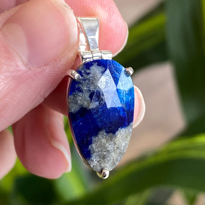 Afghanite Pendant, .925 Sterling Silver