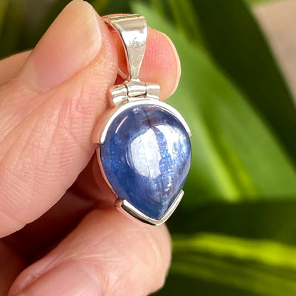 Blue Kyanite Pendant, .925 Sterling Silver