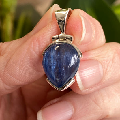 Blue Kyanite Pendant, .925 Sterling Silver