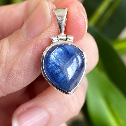 Blue Kyanite Pendant, .925 Sterling Silver