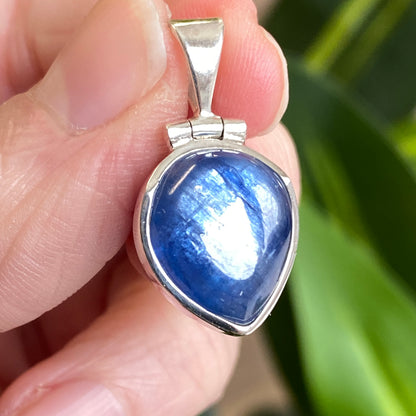 Blue Kyanite Pendant, .925 Sterling Silver
