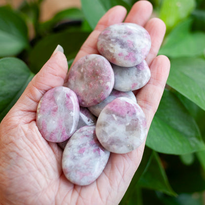 Pink Tourmaline in Lepidolite, Unicorn Stone