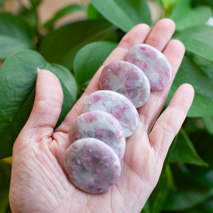 Pink Tourmaline in Lepidolite, Unicorn Stone