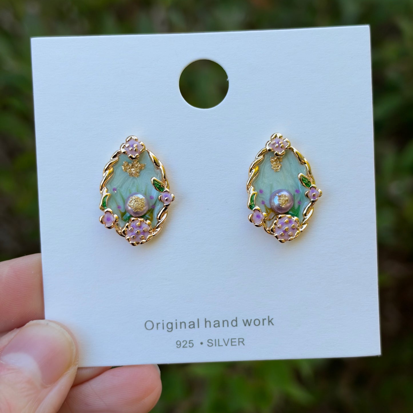 Vintage Inspired Earrings, Gold
