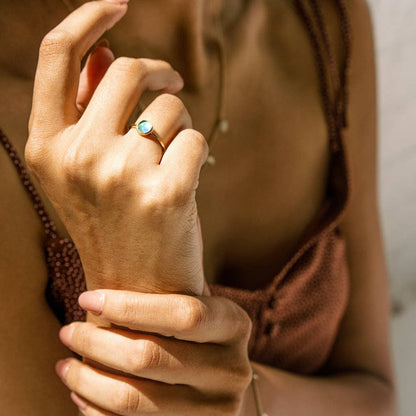 Simple Gold Mood Ring