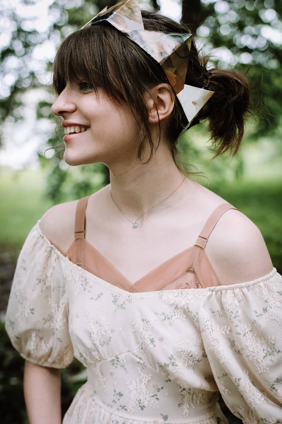 Aquamarine Faceted Teardrop Necklace: 18 inches