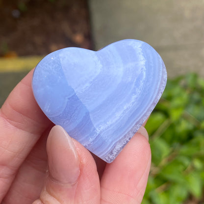 Blue Lace Agate Heart