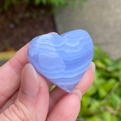 Blue Lace Agate Heart