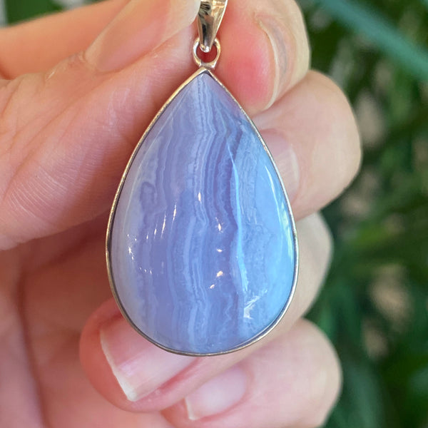 Blue Lace Agate Pendant