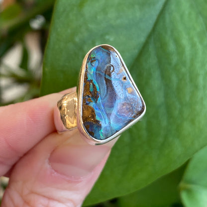 Boulder Opal Ring, Size 6